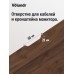 Volundr Столешница, класс E0, 140x60x1.8 см, Натуральное дерево
